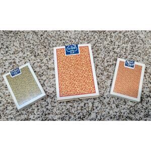 3 Packs of Vintage Playing Cards